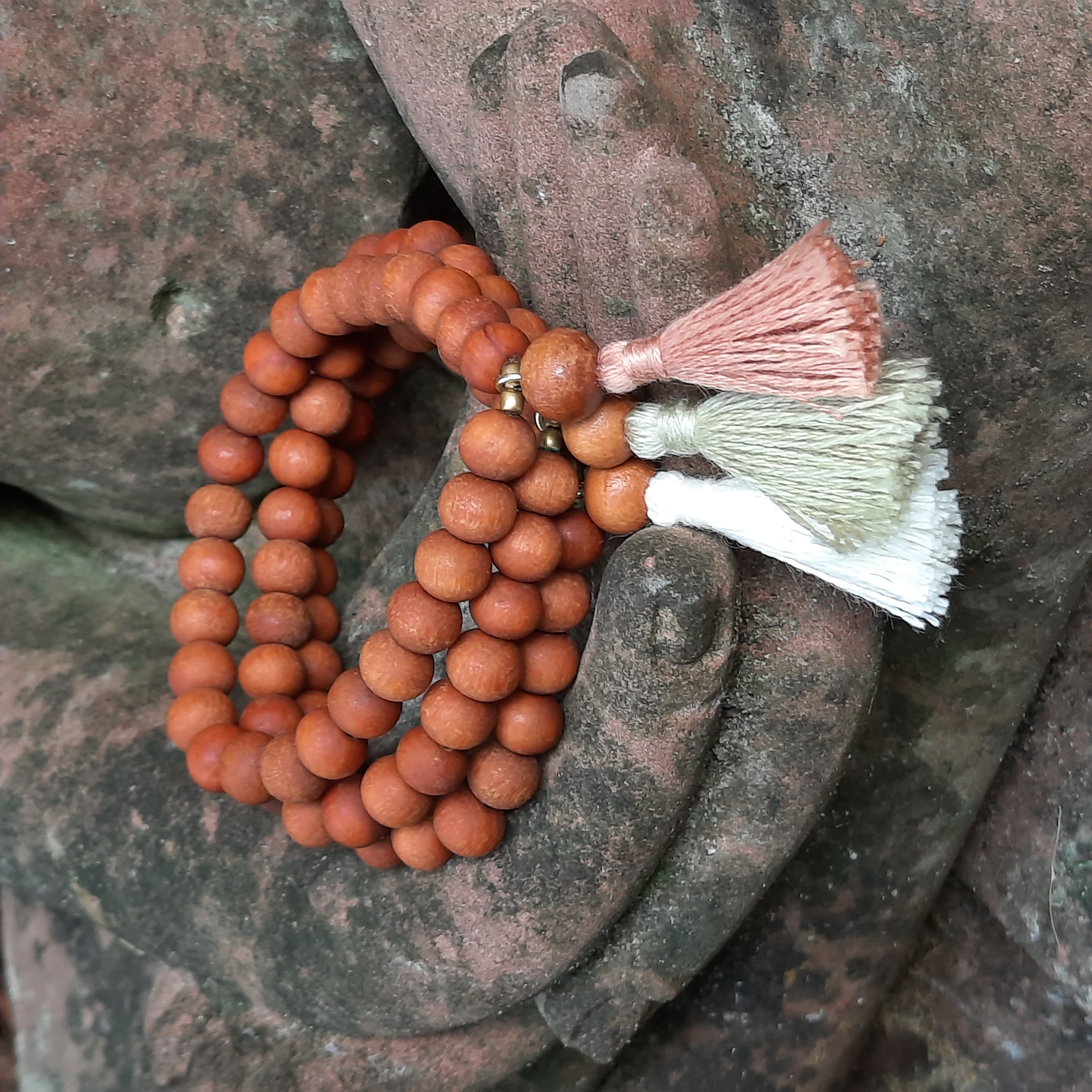 Bracelet | Mala | Sandal wood