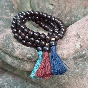 Bracelet | Mala | Rose wood