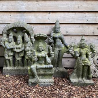 hindu statues garden granite graniet tuinbeeld hindoe